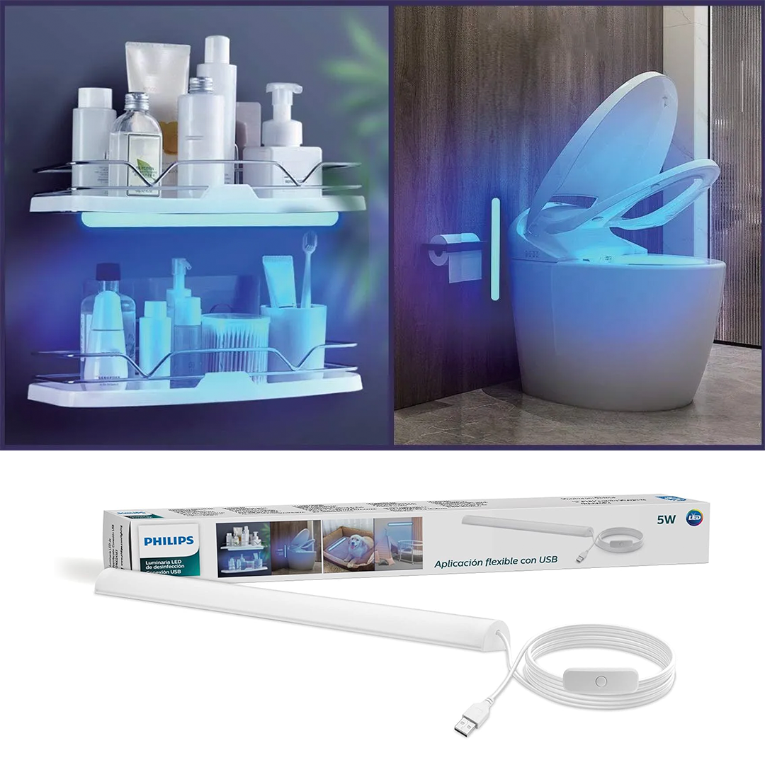 Philips Luminaria LED 405 nm – Conexión USB 5W