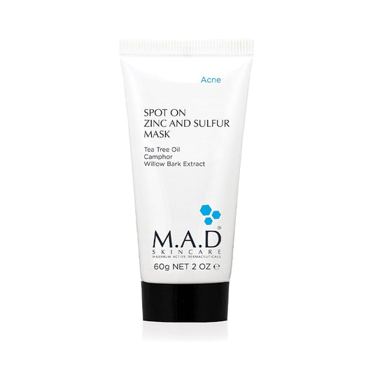 M.A.D Skincare Spot On Zinc and Sulfur Mask - Mascarilla de Zinc y Azufre (60 g)