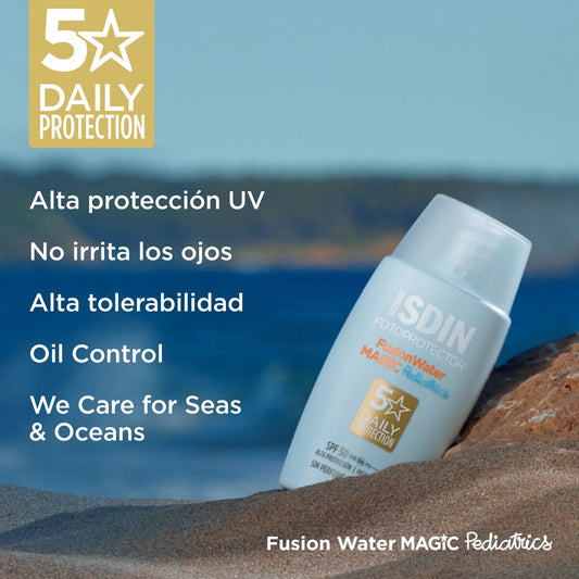ISDIN fotoprotector Fusion Water Magic Pedriatrics 50spf