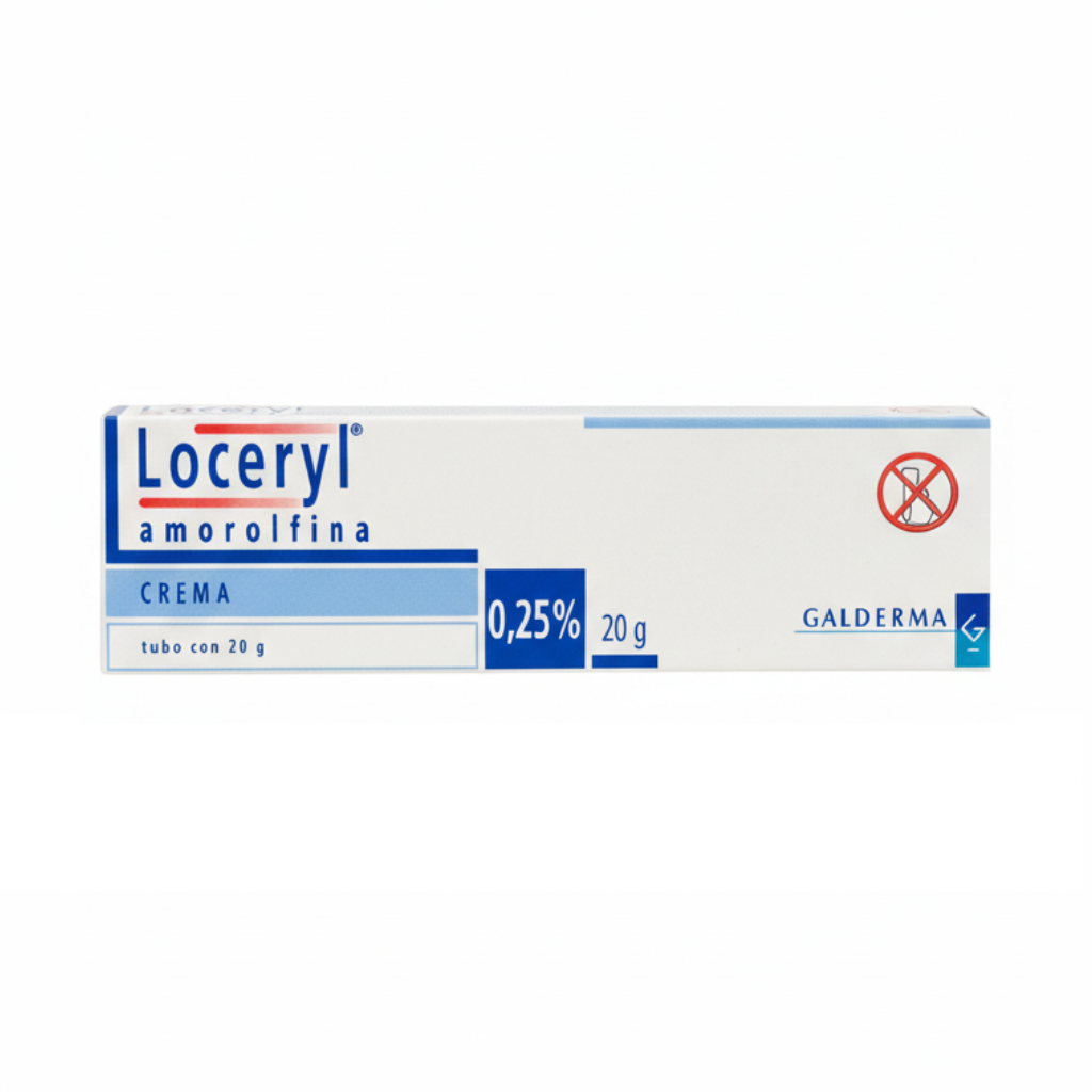 Loceryl - Crema antihongos 0,25% (20 g)
