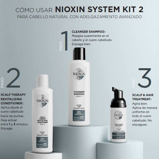 Nioxin System 2 Scalp & Hair Treatment - Step 3 (40 ml)