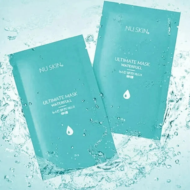 Nu Skin Ultimate Mask Waterfull – Mascarilla Hidratante Intensiva (8 mascarillas de 25 ml c/u)