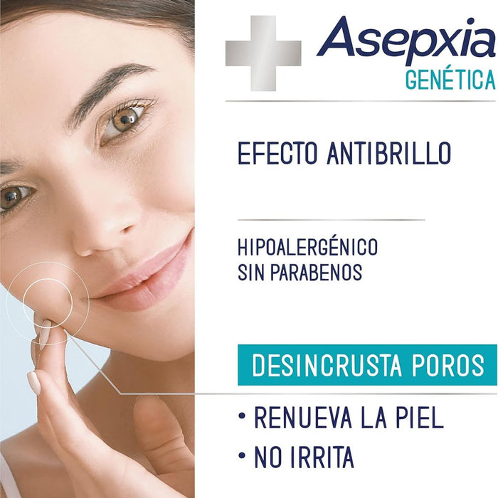 Asepxia Genética Gel Micelar Exfoliante - Pieles Grasas y con Brillo - 100 g