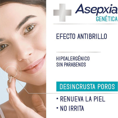 Asepxia Genética Gel Micelar Exfoliante - Pieles Grasas y con Brillo - 100 g