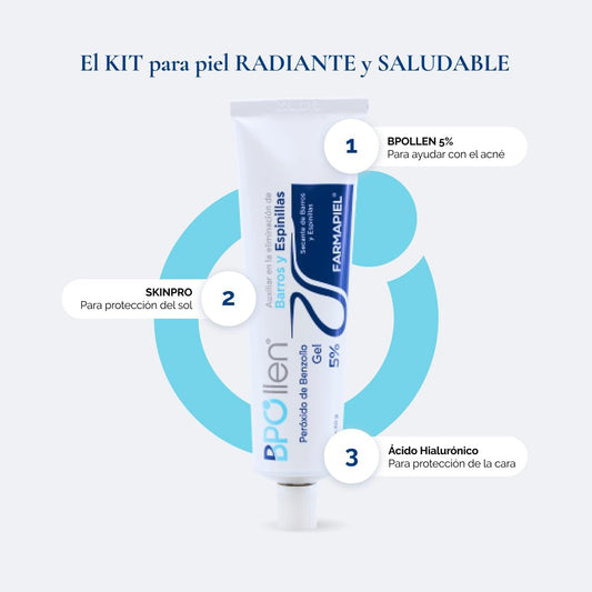 Farmapiel BPOllen Peróxido de Benzoílo Gel 5% - Tubo con 60 g
