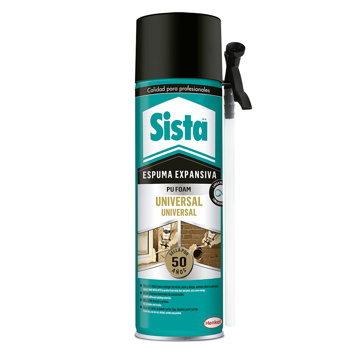 Sista Espuma Expansiva de Poliuretano (PU Foam) Universal - 750 ml