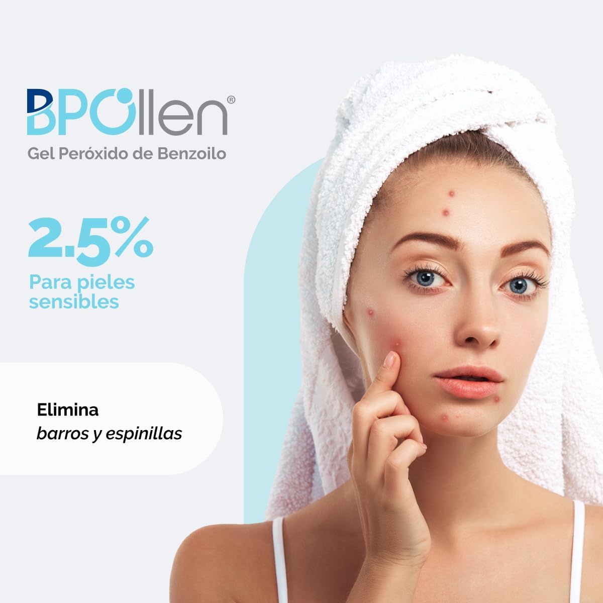 Farmapiel BPOllen Peróxido de Benzoílo Gel 2.5% - Tubo con 60 g