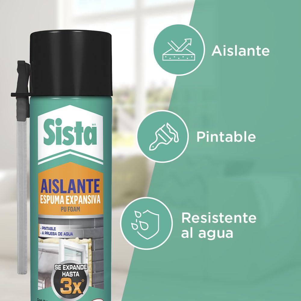 Sista Espuma Expansiva de Poliuretano (PU Foam) Universal - 750 ml