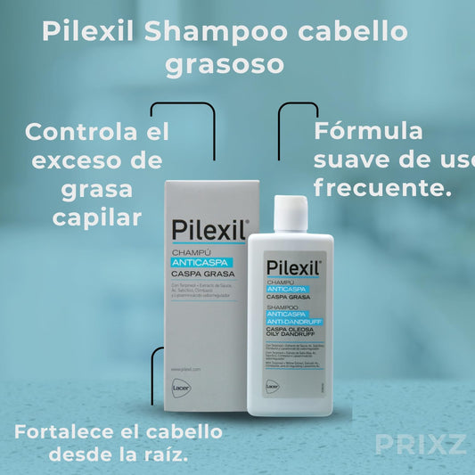 Pilexil Champú Anticaspa - Caspa seca (300 ml)