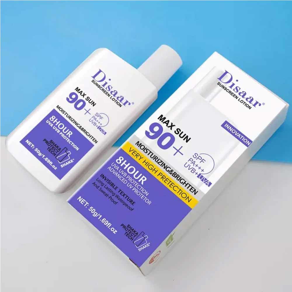 Disaar Sunscreen Lotion Max Sun 90+ Alta Protección (50 g)