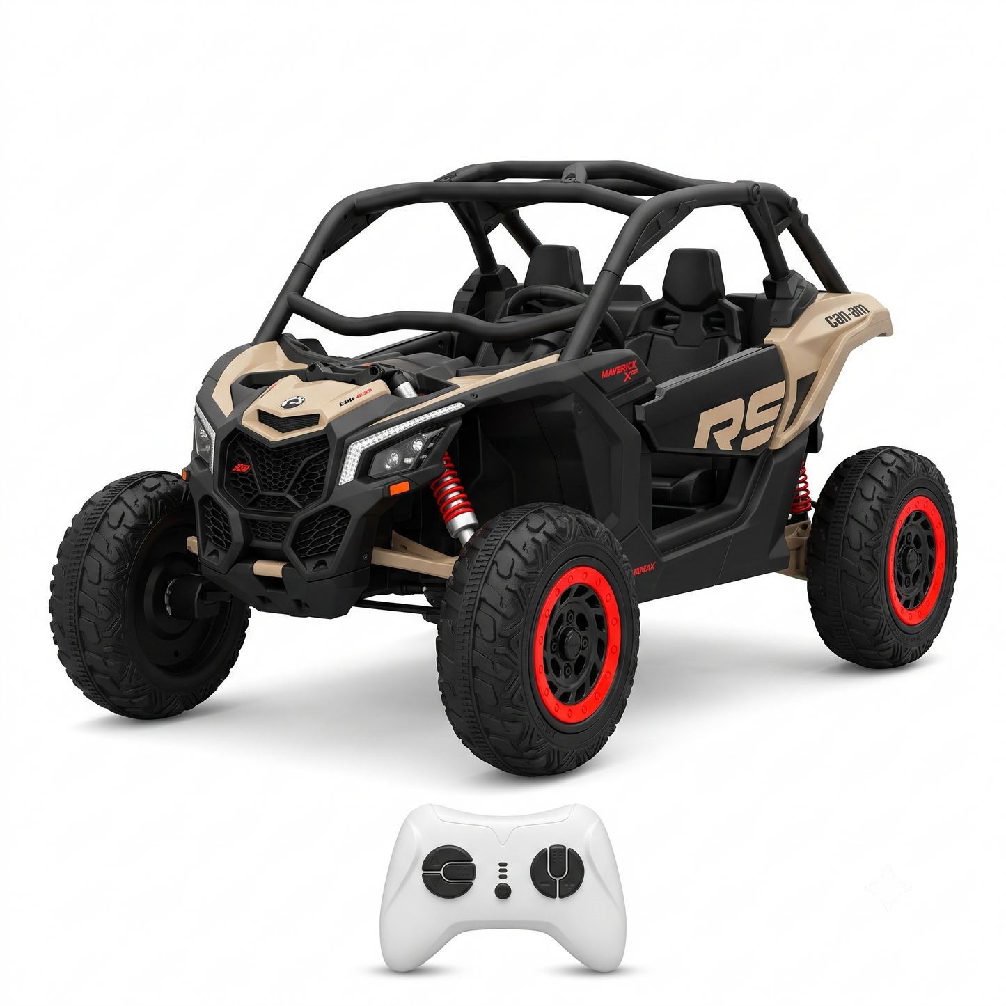 CAN-AM Maverick RX 4x4 Eléctrico Para Niños (con llantas de caucho)