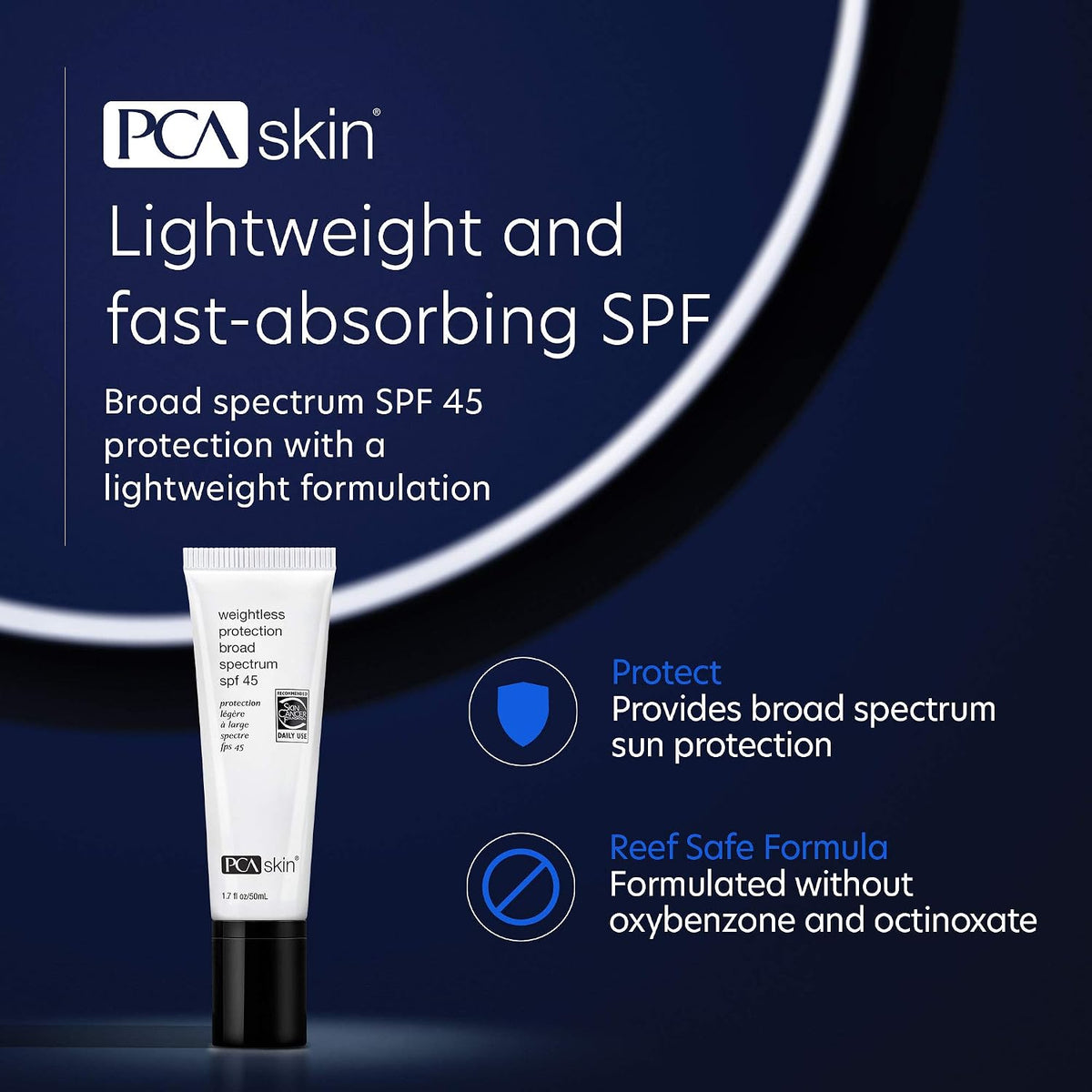 PCA Skin Weightless Protection Broad Spectrum SPF 45 - 50 ml / 1.7 fl oz