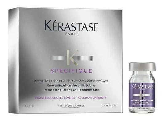 Kérastase Cure Anti-Pelliculaire – 12 Dosis Anti Caspa (72 ml)