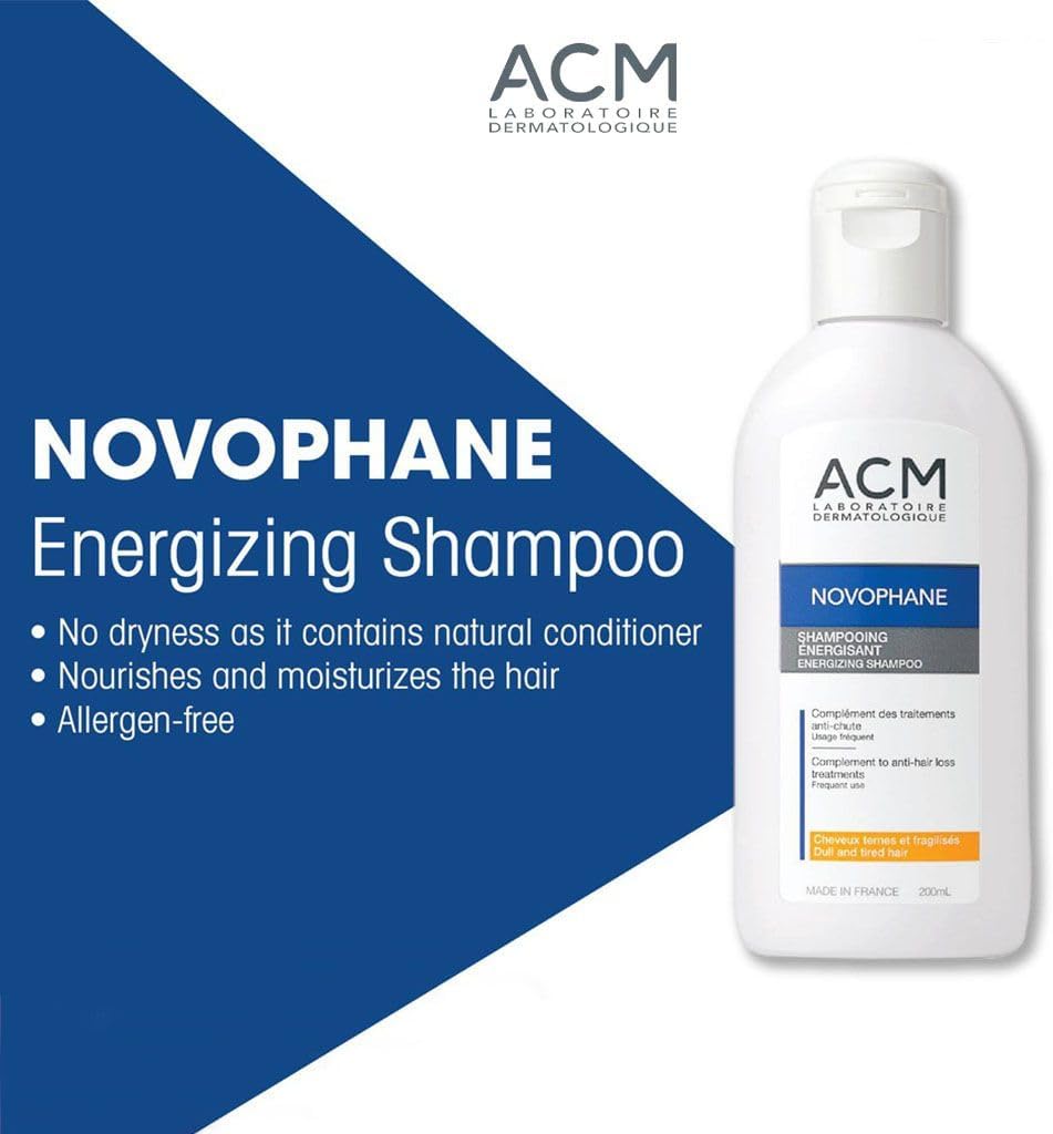ACM Novophane Shampoo Energizante – Cuidado Capilar (200 ml)