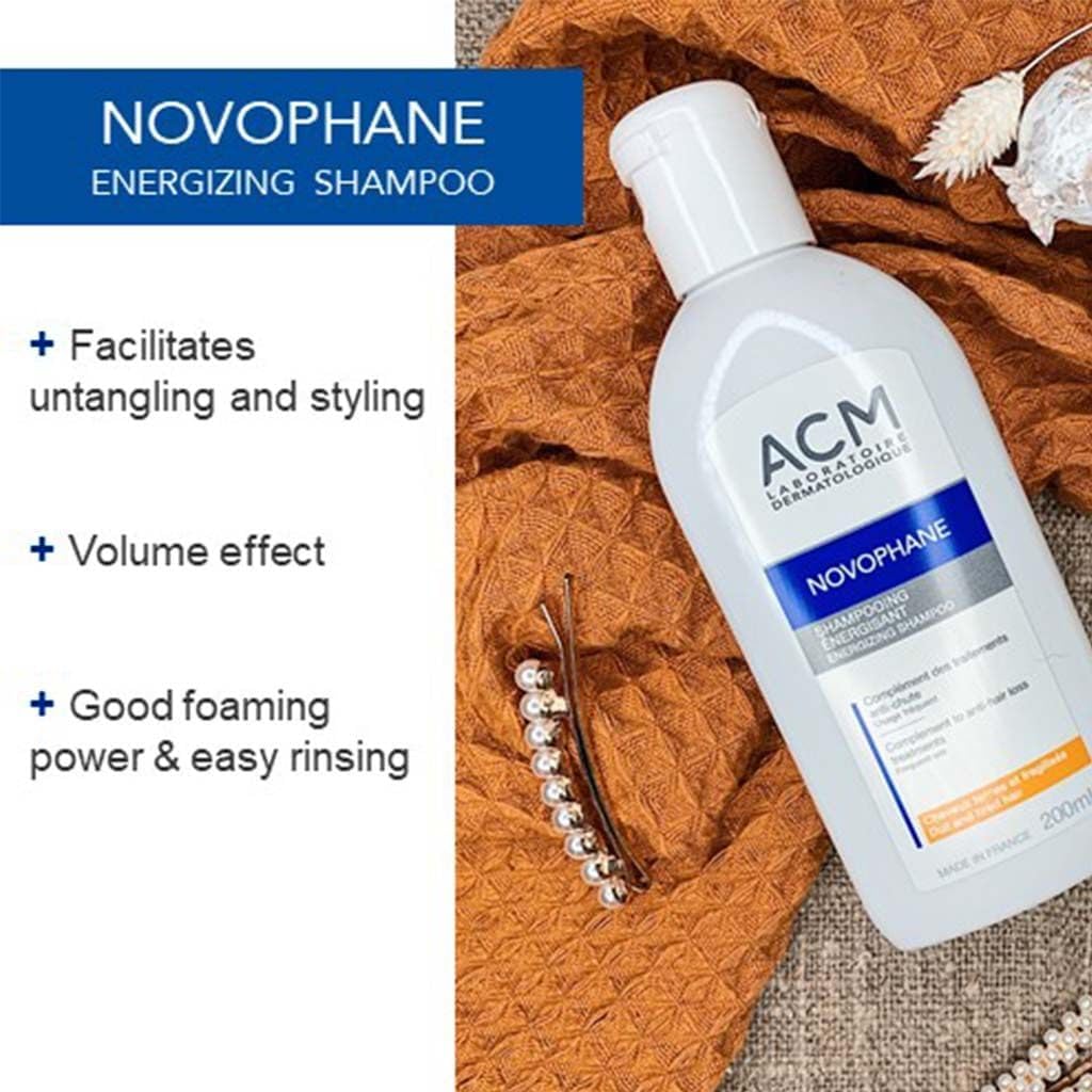 ACM Novophane Shampoo Energizante – Cuidado Capilar (200 ml)