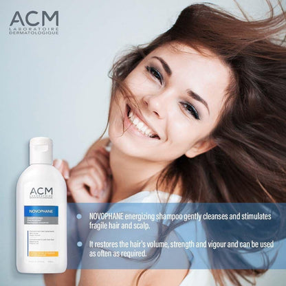 ACM Novophane Shampoo Energizante – Cuidado Capilar (200 ml)