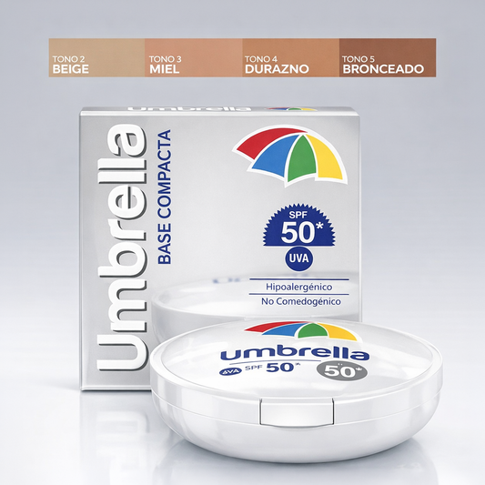 Umbrella base compacta SPF 50+