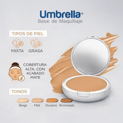 Umbrella base compacta SPF 50+