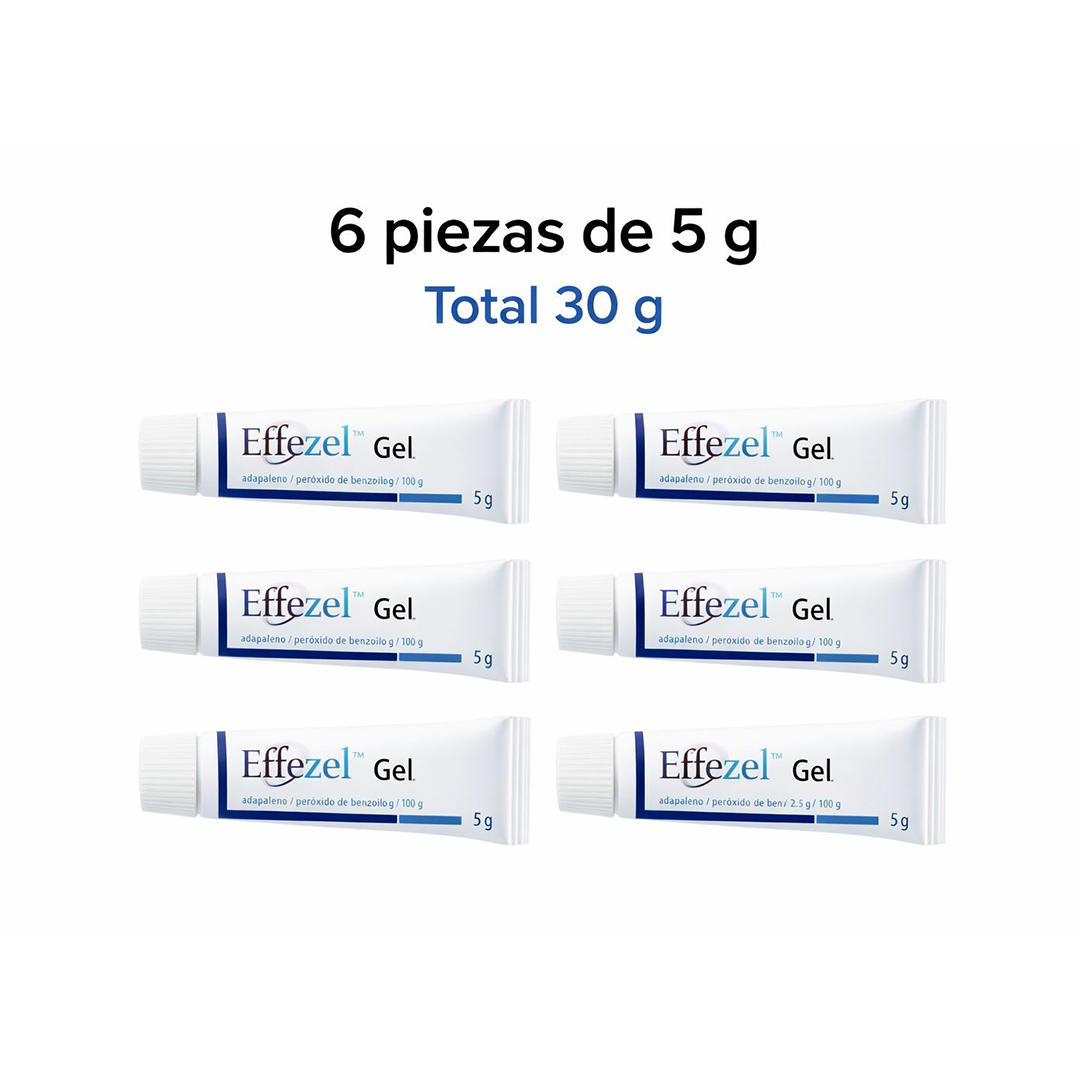 Galderma Effezel Gel (30 g) - 6 Pack (5 g C/U)