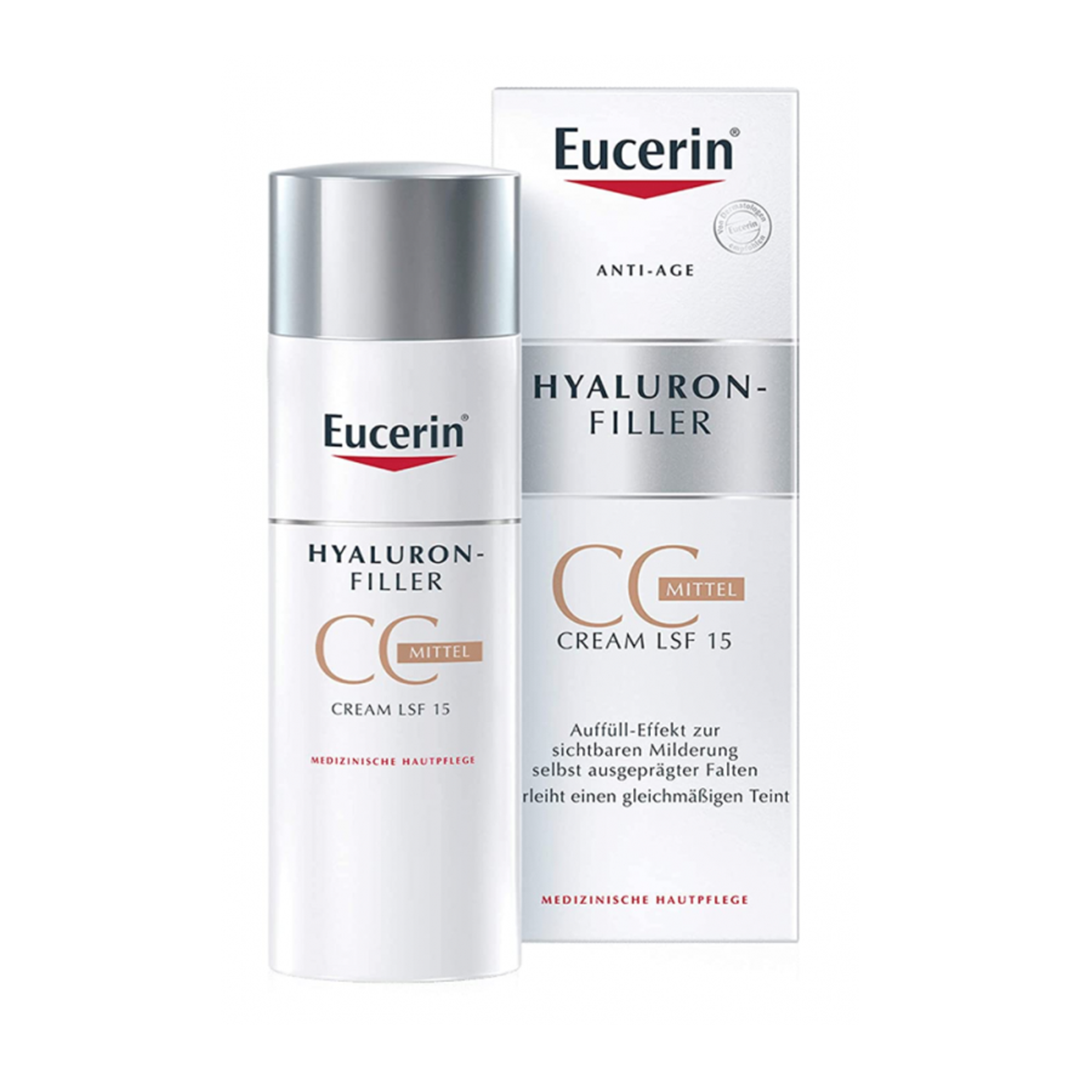Eucerin Hyaluron Filler CC - Crema SPF 15 con color (50 ml)