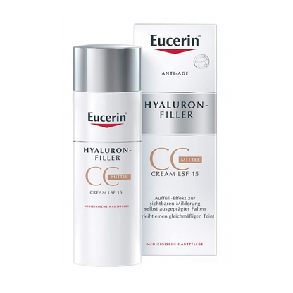 Eucerin Hyaluron Filler CC - Crema SPF 15 con color (50 ml)