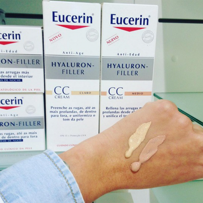Eucerin Hyaluron Filler CC - Crema SPF 15 con color (50 ml)