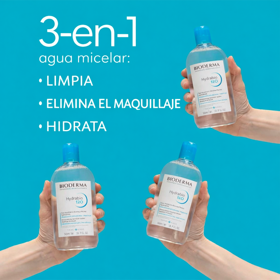 Bioderma Hydrabio H2O – Agua Micelar (500 ml)