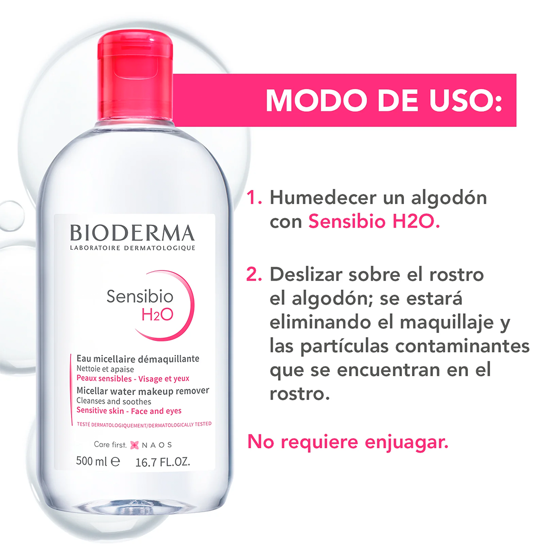 Bioderma Sensibio H2O Agua Micelar (500 ml)