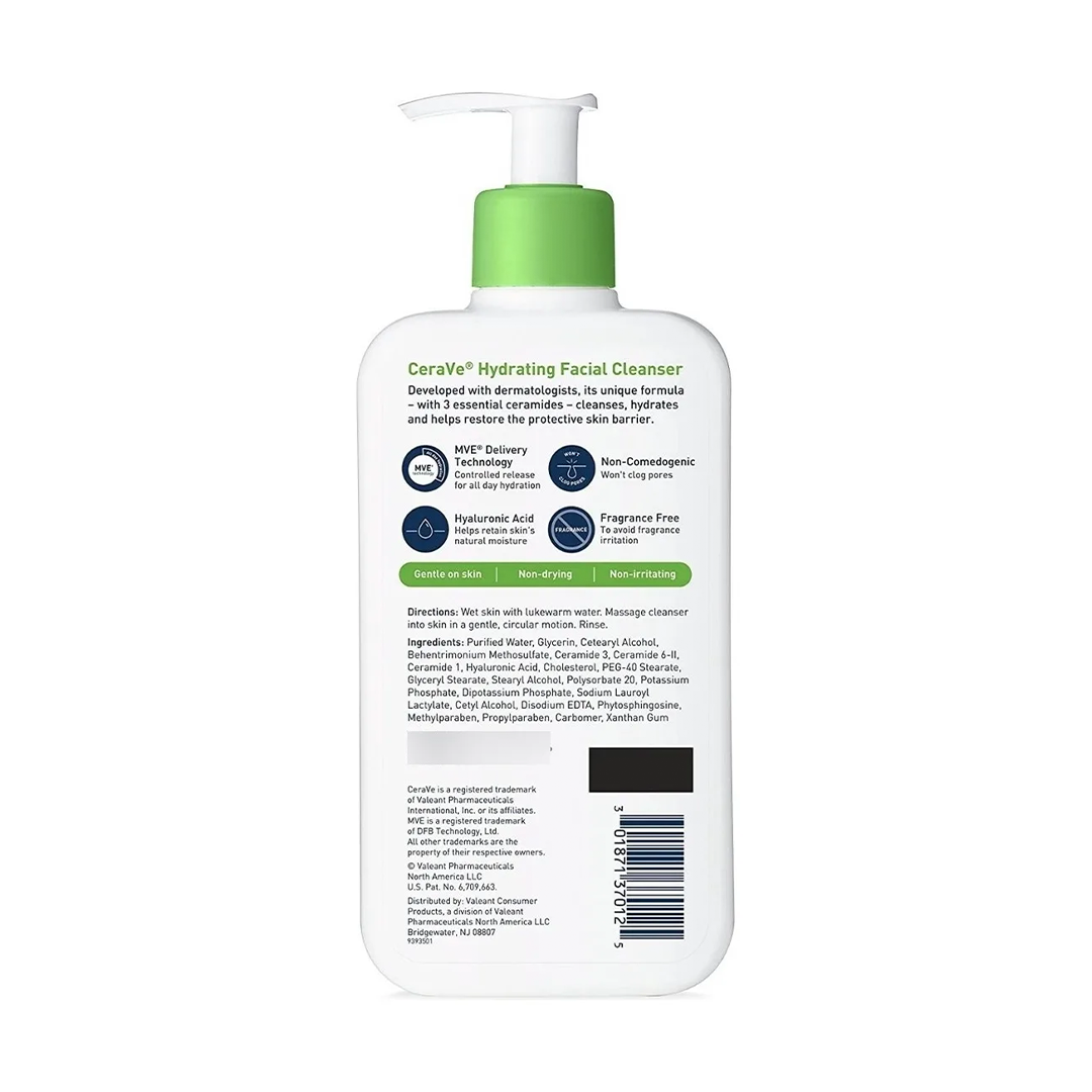 CeraVe Hydrating Cleanser - Jabón limpiador Hidratante
