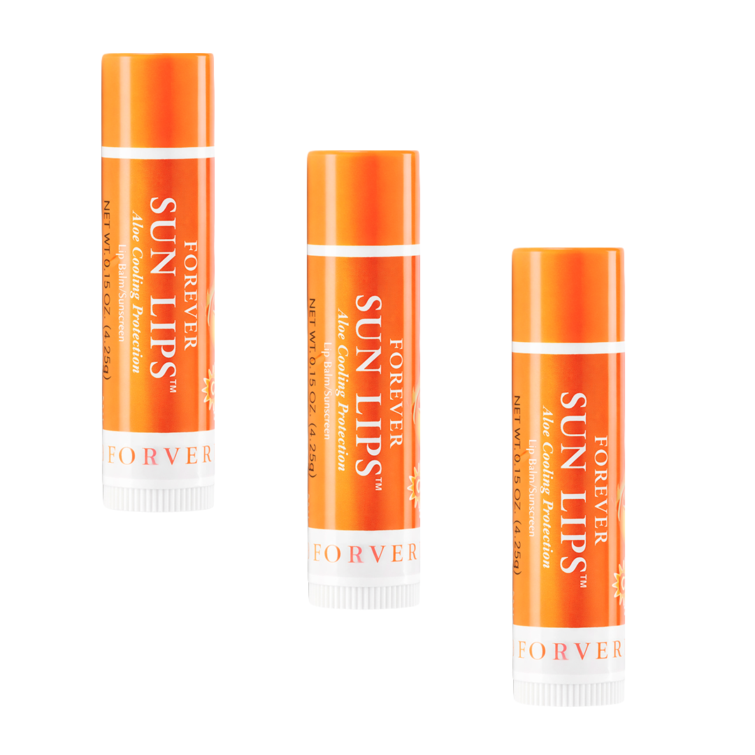 Forever Sun Lips SPF 30 – Aloe Cooling Protection (4.25 g) 3 Pack