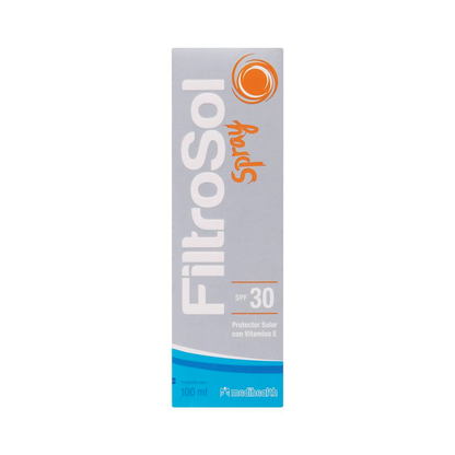Medihealth Filtrosol Spray SPF 30 – Protector Solar con Vitamina E (100 g)