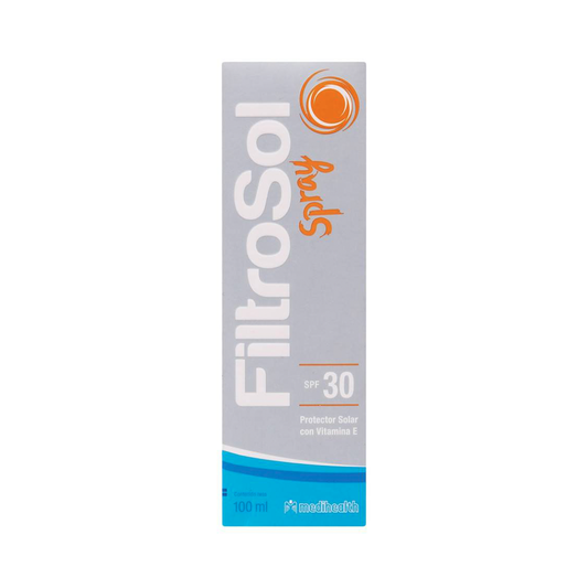 Medihealth Filtrosol Spray SPF 30 – Protector Solar con Vitamina E (100 g)