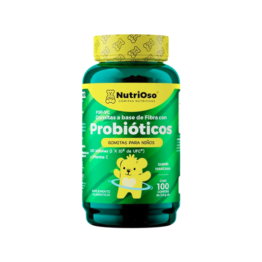 NutriOso Probióticos Sabor Manzana para Niños (100 gomitas)
