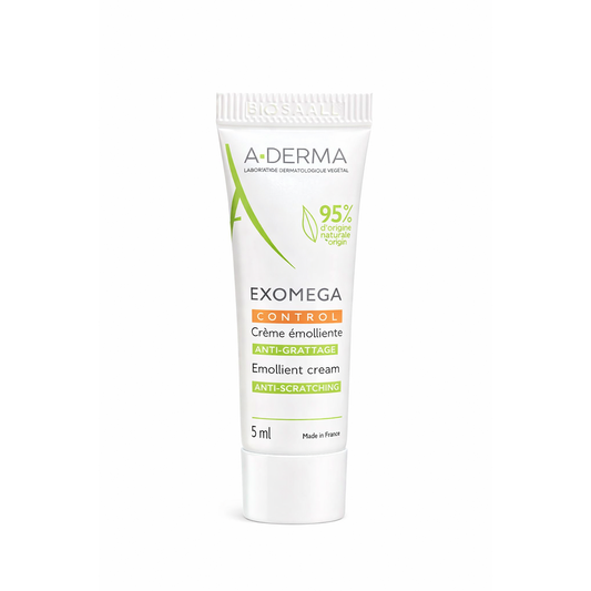 A-Derma Exomega Control Crema Emoliente (50 ml) – 10 Pack (5 ml c/u)