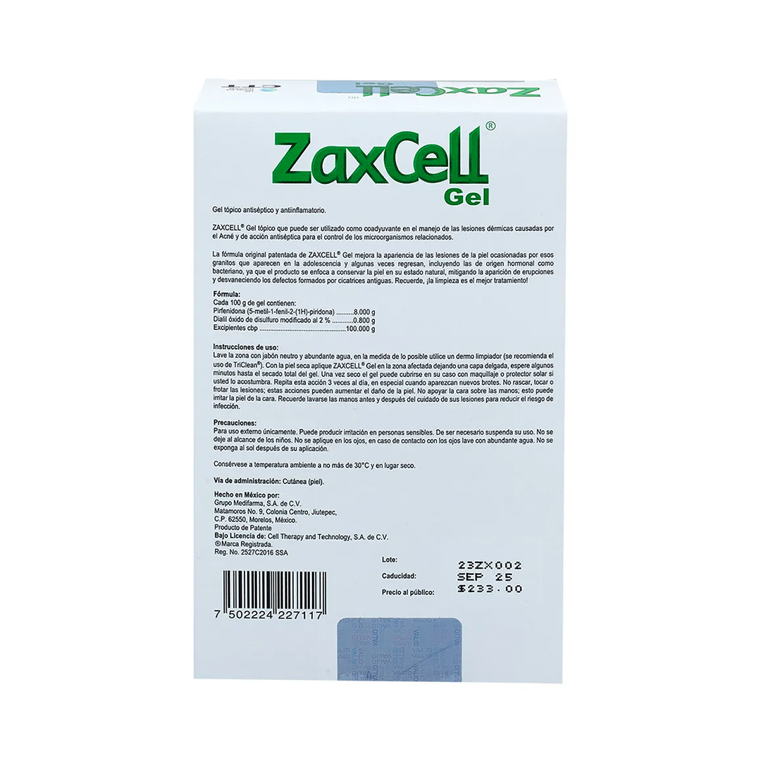 ZoxCell Gel – Gel Cicatrizante (5 g)