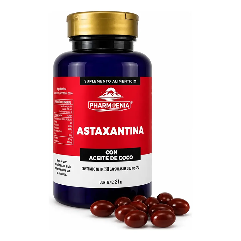 Astaxantina - Pharmenia (30 Cápsulas)