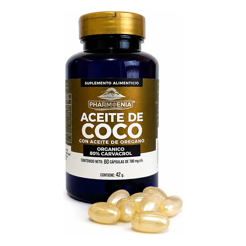 Aceite de Coco - Pharmenia (60 Cápsulas)