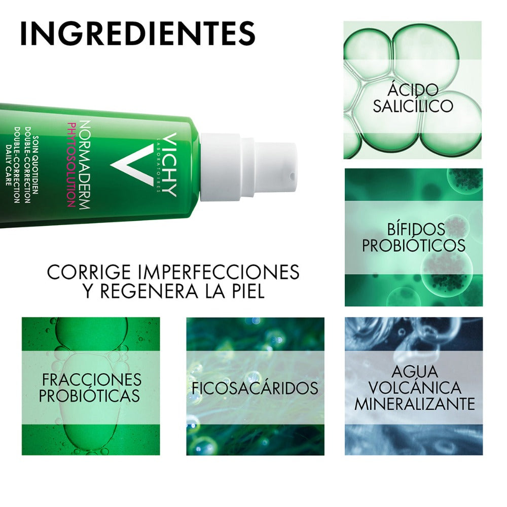 Vichy Normaderm Fluide Double-Correction / PhytoSolution - 30 ml