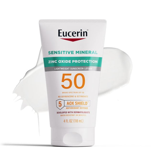 Eucerin Sensitive Mineral Zinc Oxide Protection SPF 50 - 118 ml (4 FL OZ)
