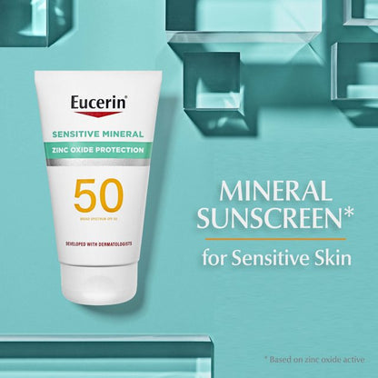 Eucerin Sensitive Mineral Zinc Oxide Protection SPF 50 - 118 ml (4 FL OZ)