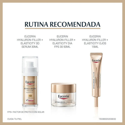 Eucerin Hyaluron Filler + Elastisity - Crema contorno de ojos FPS 15 (15 ml)