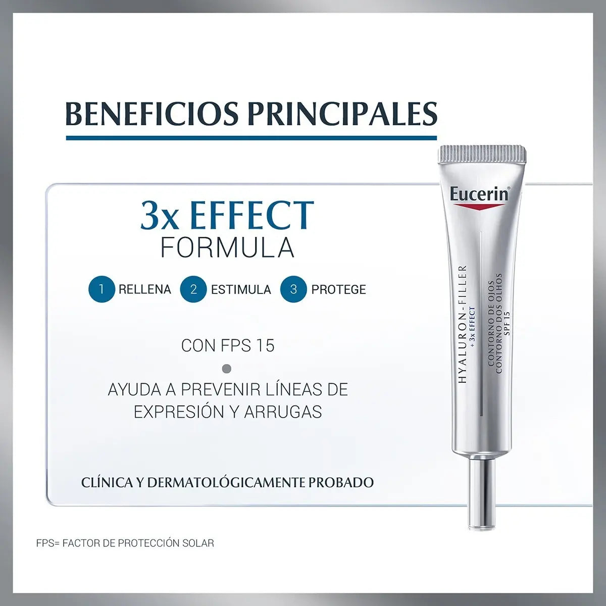 Eucerin Hyaluron-Filler + 3x Effect Contorno de Ojos FPS 15 - 15 ml