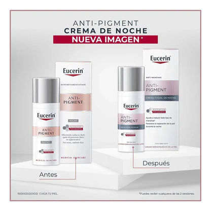 Eucerin Anti-Pigment Crema Facial de Noche - 50 ml / 50 g