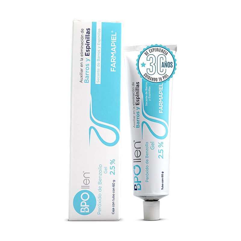 Farmapiel BPOllen Peróxido de Benzoílo Gel 2.5% - Tubo con 60 g