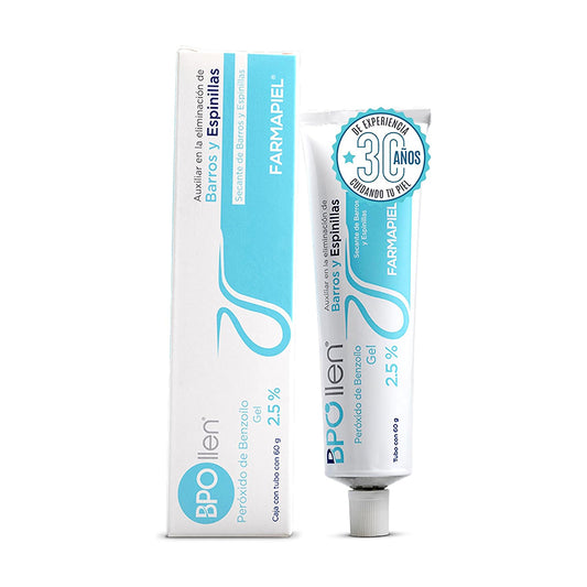 Farmapiel BPOllen Peróxido de Benzoílo Gel 2.5% - Tubo con 60 g