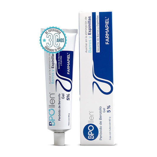 Farmapiel BPOllen Peróxido de Benzoílo Gel 5% - Tubo con 60 g