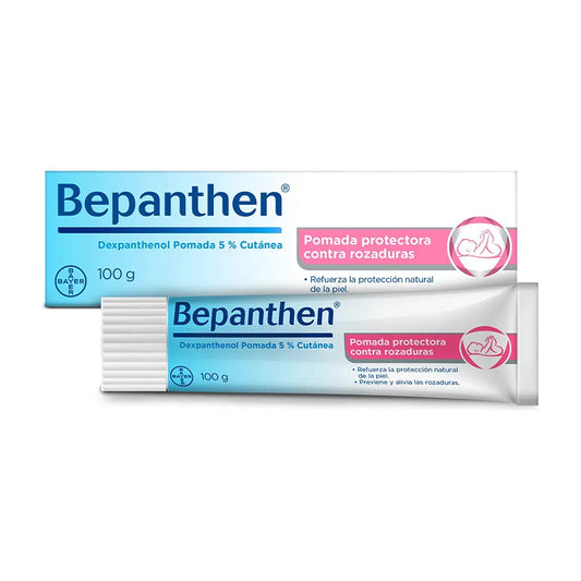 Bayer Bepanthen Pomada Protectora contra Rozaduras (Dexpantenol 5%) - Tubo con 100 g