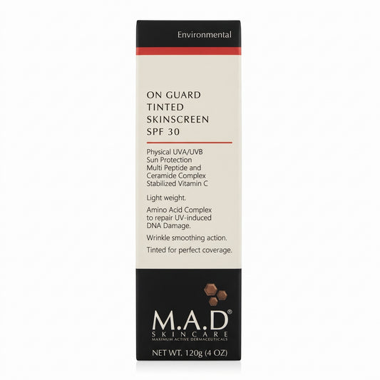 M.A.D Skincare On Guard Tinted Skinscreen SPF 30 - Protector Solar con Color (120 g)