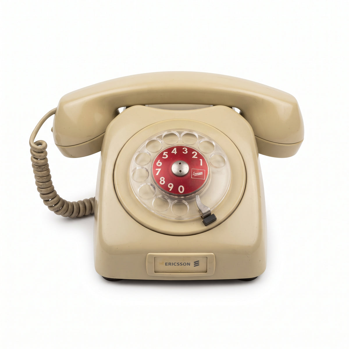 Teléfono Vintage de Disco Ericsson - Antigüedad Auténtica de Colección