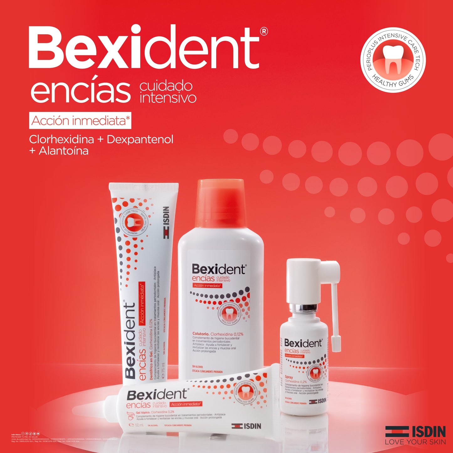 Bexident encías - Pasta dental para cuidado intensivo (120 ml) Pack 15 pzas de 8 ml c/u